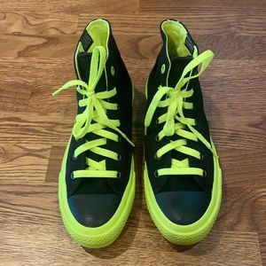 COPY - Neon yellow water repellant converse men’s size 6